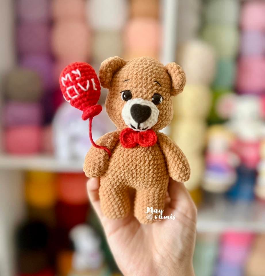 Oso amigurumi clásico