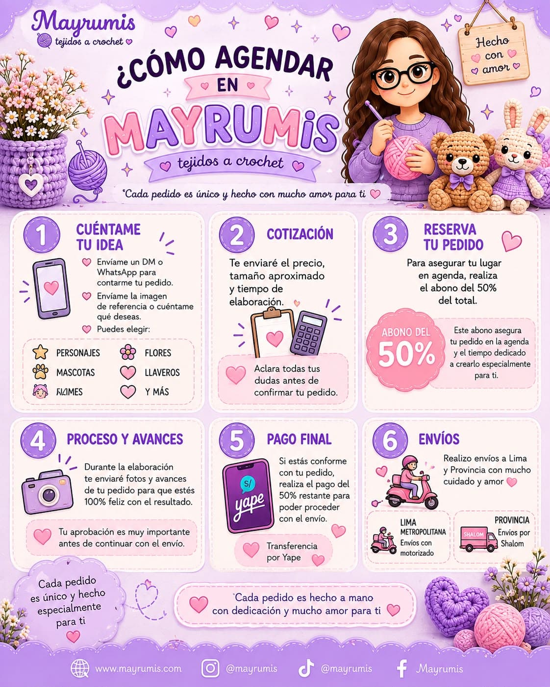 Mayrumis — tejidos a crochet hechos a mano