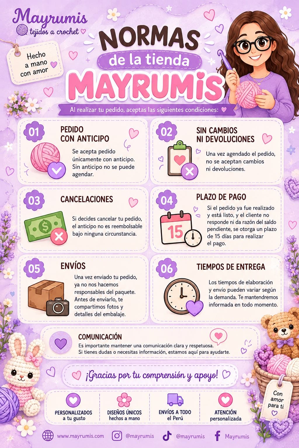 Mayrumis — tejidos a crochet hechos a mano
